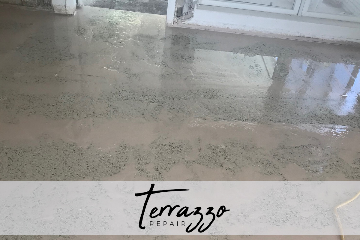 Polishing Terrazzo Floor Process Fort Lauderdale