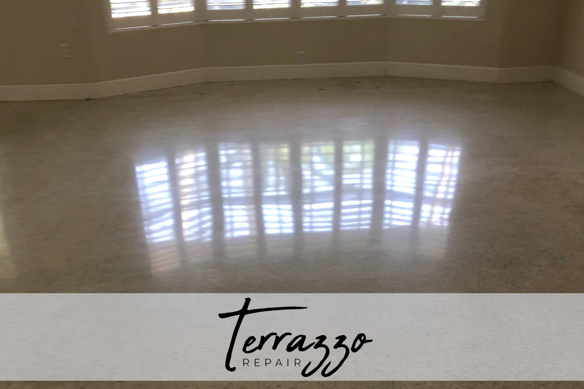 Terrazzo Floor Clean Process Fort Lauderdale