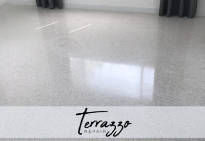 Damage Terrazzo Tile Floor Removing Process in Fort Lauderdale